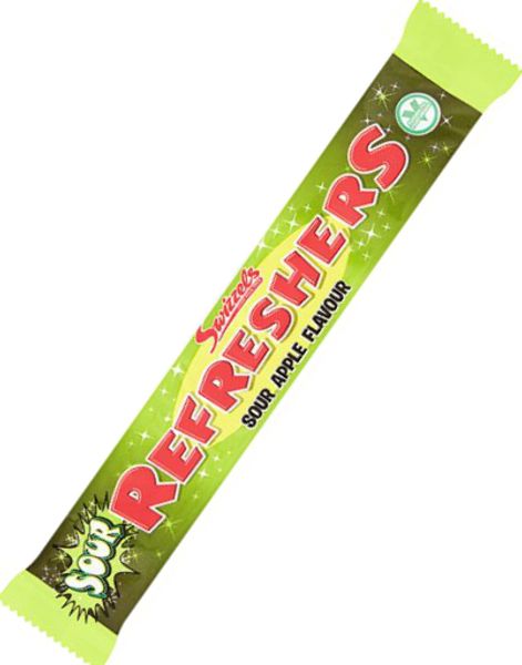 1 stk Swizzels Refreshers Chew Bar med Sur Äppelsmak