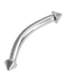 Micro Spike Colorized Steel - 1.2 x 8 mm Ögonbrynspiercing