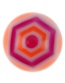 Hexagonal - Orange Akrylkula