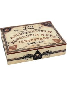 Smyckeskrin med Spirit Board / Ouija Bräda Motiv 25x20 cm
