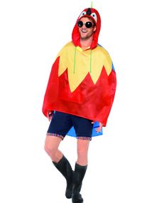 Festival / Regnponcho - Papegoja
