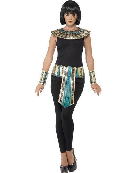 Egyptiskt Kit med Krage, Bälte och Armcuffs