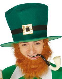 St. Patricks Day Flosshatt med Band