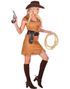 Indianer/Cowgirl Kostyme til Dame - Large