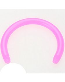 Rund Rosa Bioplast Stång - 1,2 x 6 mm