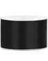 Satinband Svart