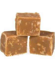 2 kg Boks med Fudge Factory Salted Caramel - Fudge med Salt Karamell