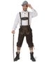 Authentisk Mörkbrun Lederhosen i 100% Kvalitetsskinn