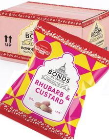 12 stk Rhubarb & Custard - Bonds of London (UK)