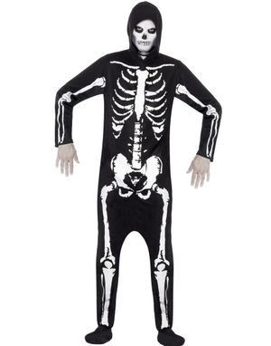 Skelett Kigurumi Kostym till Man