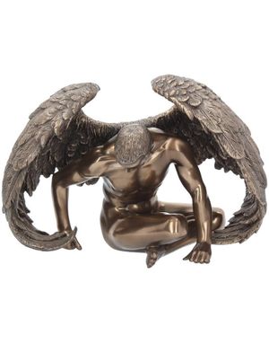 Angel's Rest - Hvilende Englefigur i Bronse 20 cm
