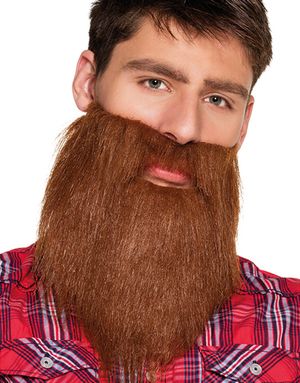 Brunt Hipster / Cowboyskägg