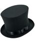 Hög Hatt Med Sidenband - Svart