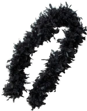 Feather Boa Svart 150 cm