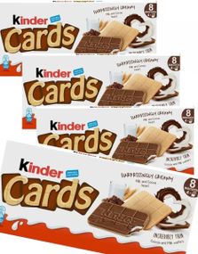 20 stk 5-Pack Kinder Cards - Kjeks med Kindersjokolade - Hel Eske
