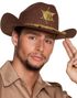 Brun Deputy Sheriff Hatt i Filt