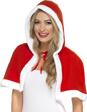 Axelkappa med Huva Till Jultomte