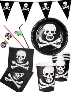 Festförpackning för 6 Personer - Pirat Födelsedagdag