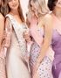 Pakke med 1 stk "Bride to Be" og 6 stk "Bridesmaid" Ordensbånds- Floral Bride