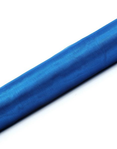 BLÅ Genomskinlig Organzalöpare 36 cm x 9 meter
