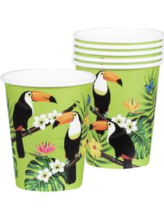 6 stk Pappkrus 250 ml - Toucan