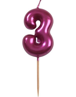 Tallet 3 - Metallisk Rosa Kakelys