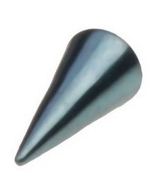 3x7 mm - Ljusblå Spike (Titankula)