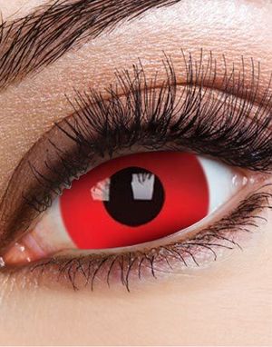 Red Mini Sclera 17 mm Crazylinser