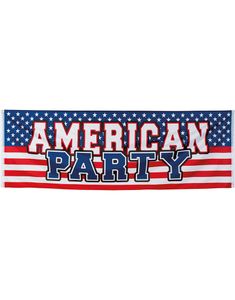 Gigantisk Tygbanderoll  74x220 cm - American Party