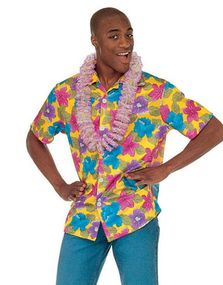 Hawaiiskjorta - Gul