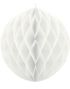 Vit Honeycomb Ball Välj Storlek 10-40 cm