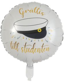 Grattis till Student Folieballongen 44 cm
