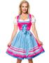 Oktoberfestflörten - Lyxig Dirndl Korsettklänning med Förkläde
