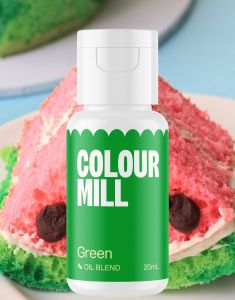 Colour Mill Grön Oljebaserad Livsmedelsfärg - 20ml