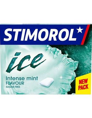 Stimorol Ice Intens Mint - Sukkerfri Tyggegummi med Minsmak 16,8 g