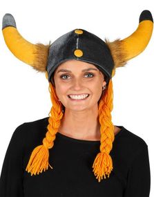 Myk Vikinghjelm med Fletter