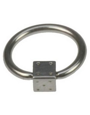 Ball Closure Ring med Tärning - 1.2 x 8 mm