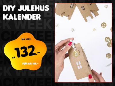 24 stk Julehus Kalender