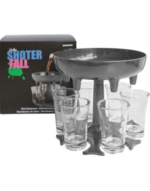 Set med Shot Dispenser och 6 Shotglas