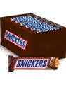32 st Snickers Bars - Mjölkchoklad med Nougat, Nötter och Karamell - Hela Lådan 1,6 kg