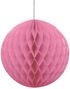 Rosa Honeycomb Ball Välj Storlek 10-40 cm