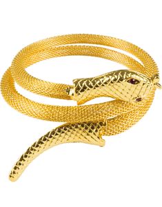 Guldfärgat Armband med Orm