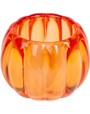 Orange Gresskar Telysholder 5x6,5 cm