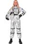 Sølvfarget Astronaut Damekostyme