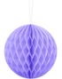 Lavendelfärgad Honeycomb Ball Välj Storlek 10-40 cm