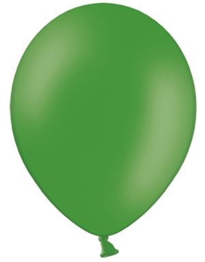 10 stk 30 cm - Mörk Gröna Ballonger