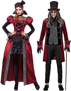 Pardräkt - Viktorianska Blodtörstiga Vampyrer