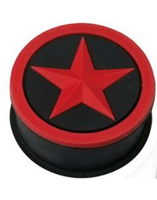 Red Stardom - Svart Piercing Plugg