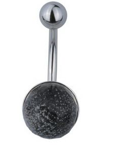 Shadow Stone Navelpiercing - Grå
