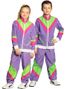 Lila 80-tals Grilldress med Fickor till Barn